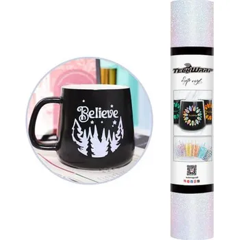 Samolepící dekorace TeckWrap Colorful Shimmer - White Velikost: 0,3 x 1,5 m