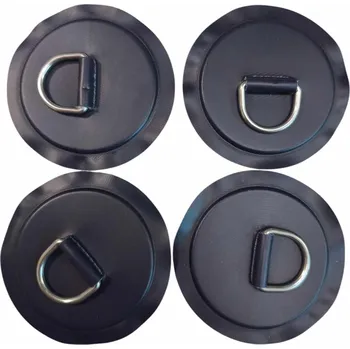 Člun Nerezové D-oko s podložkou 10 cm (2 cm x 4 mm) modrý, na nafukovací čluny, set 4 ks EVAL 02199-27BL