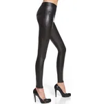 Lesklé legíny Bas Bleu Ester Světle béžová S