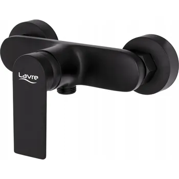 Vodovodní baterie Nástěnná vanová a sprchová baterie s jednou pákou Granitan ROSSA černá