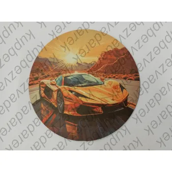 Podtácek - Auto sporťák Velikost: 15cm