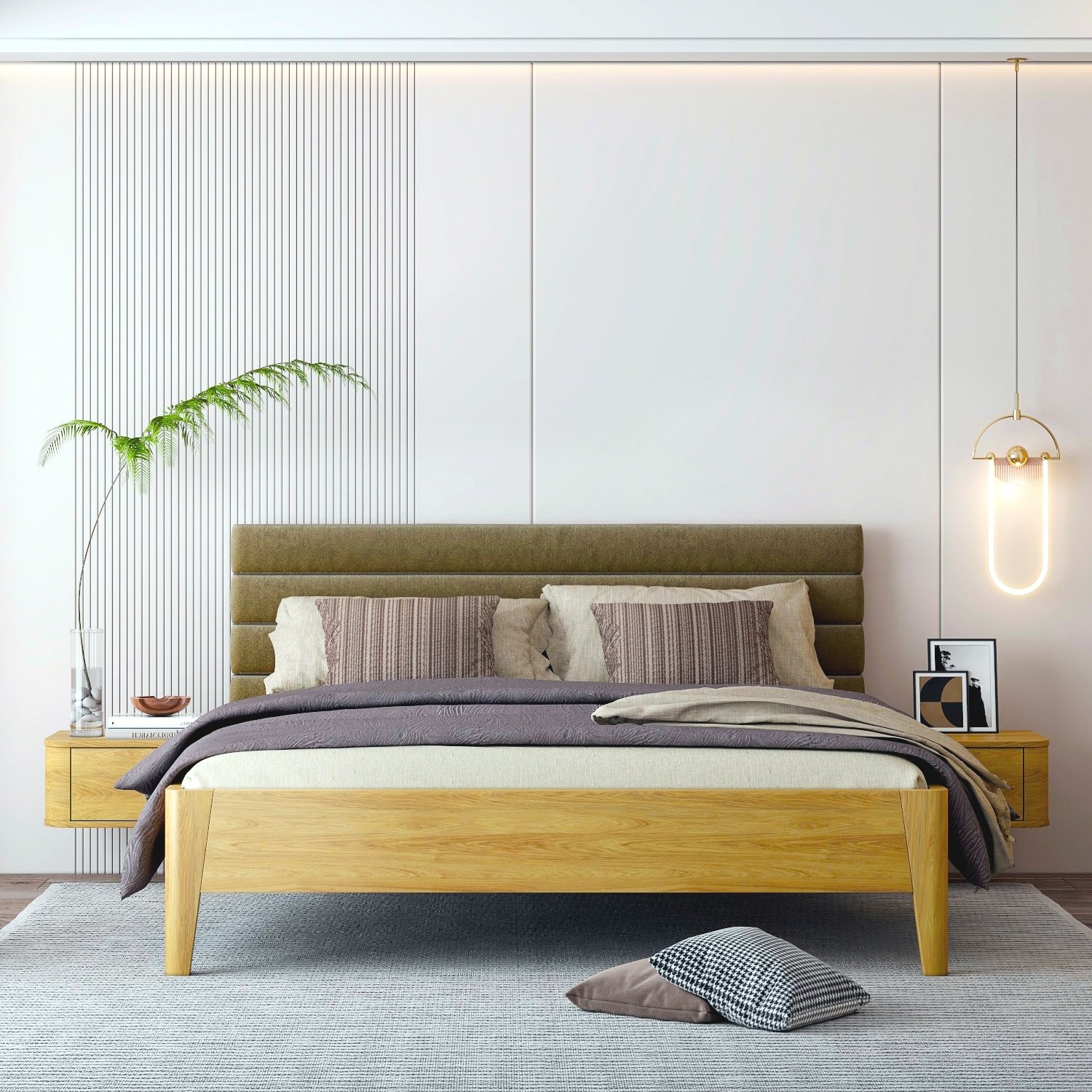 Postel KAREN 180 x 200 cm, lamino