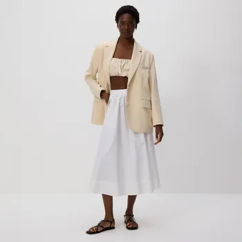 Dámská sukně Reserved - Zvonová sukně s kapsami - bílá - ZN175-00X - ZN175-00X-S