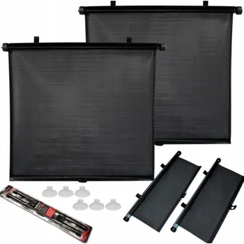 Stínítko do auta DB-AutoMotiv ROLETA SLUNEČNÍ CLONA AUTOMOBILOVÁ 2 KS