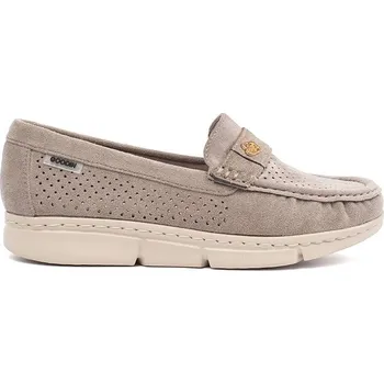 Dámské mokasíny Goodin Praktické dámské mokasíny tmavě béžové bez podpatku 36