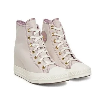 Oblečení a móda Plátěnky Converse Chuck Taylor All Star Wedge Platform Gold A12763C Růžová 41