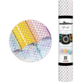 Samolepící dekorace TeckWrap Holo Opal Pattern - Transparent Mermaid Velikost: 30,5 x 30 cm