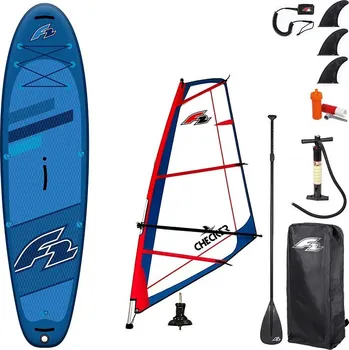 Paddleboard Paddleboard F2 ALLROUND AIR WS 10'5 BLUE komplet s plachtou - nafukovací paddleboard a windsurfing - plocha: 2,0m