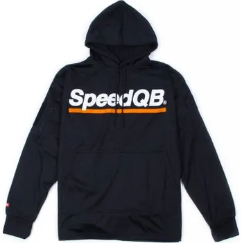 Pánská mikina SPEEDQB TECH HOODIE, vel. XXL - ČERNÁ/ORANŽOVÁ