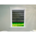 FEXI Zatemňovací Roleta Den a noc, Origin černá, A 007e v POLO kazetě, 150x30 cm