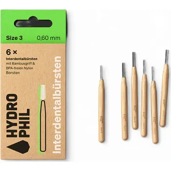 Zubní kartáček Bambusový mezizubní kartáček (6 ks) - 0,60 mm