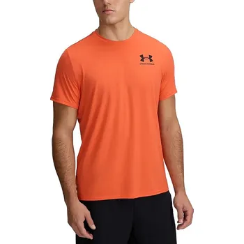 tričko Under Armour HeatGear Fitted - Fire/Black XL