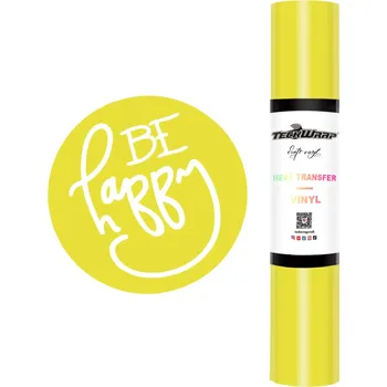 Samolepící dekorace TeckWrap PU HTV - Lemon Yellow Velikost: 30,5 x 30 cm