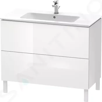 Koupelnový nábytek Duravit L-Cube Umyvadlová skříňka 86x102x48 cm, 2 zásuvky, lesklá bílá, LC662702222