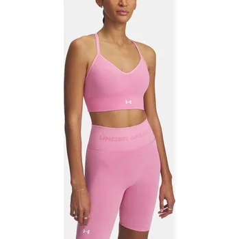 Podprsenka Dámská podprsenka Under Armour Vanish Seamless Washe 1388111-681 Růžová SM