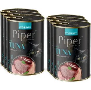 Krmivo pro kočku DOLINA NOTECI Piper pro sterilizované kočky s tuňákem 6x400g
