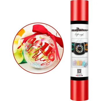 Samolepící dekorace TeckWrap Metallic Satin Chrome - Crimson Red Velikost: 30,5 x 30 cm