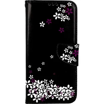Pouzdro na mobilní telefon Pouzdro Samsung A55 knížkové Květy sakury (kryt neboli obal na Samsung A55)
