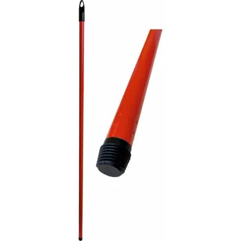 KARTÁČOVNY Násada, tyč tvrzená, jemný závit 130 cm, červená