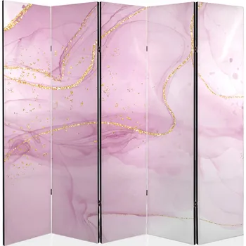 Paraván Závěs do kadeřnictví, Paraván salon, nástěnná 225x172 cm, barevná