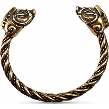 Náramek Drakkaria - splétárna KELTSKÝ KANEC, náramek, bronz