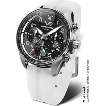 Hodinky Vostok Europe Space Race Chrono Line 6S20/325A741S bílý