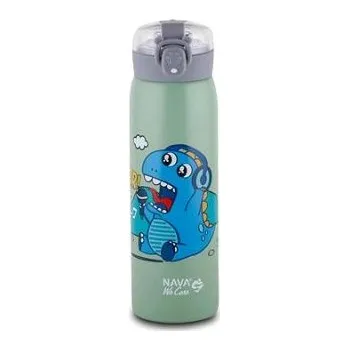 Termoska Termoska 0,50l NR, DINO, zelená, nápitka, d 7x23cm, 8-10hod.