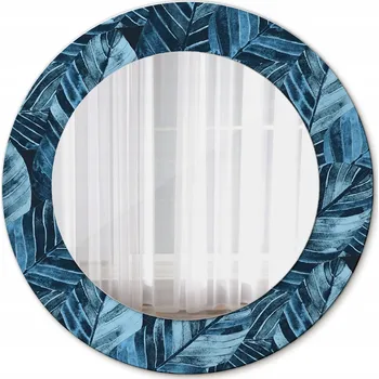 Zrcadlo Nástěnné Zrcadlo Rám Glamour Listy džungle 50 cm