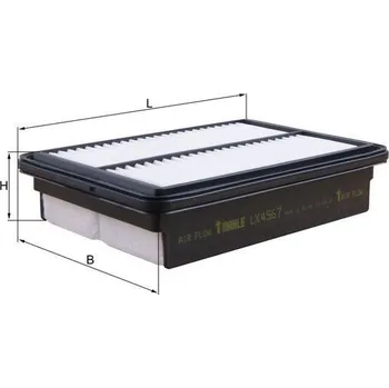 Vzduchový filtr Vzduchový filtr MAHLE LX 4567