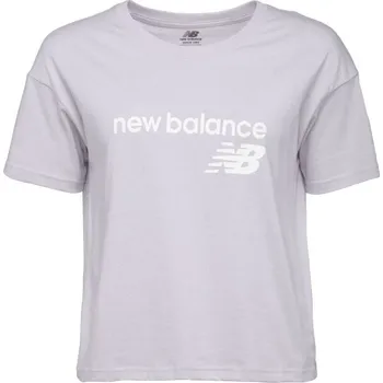Dámské tričko Dámské triko New Balance WT03805GRV S Šedá, Bílá