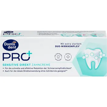 Dentální hygiena Dontodent PRO+ PRO+ zubní pasta Sensitive Direkt