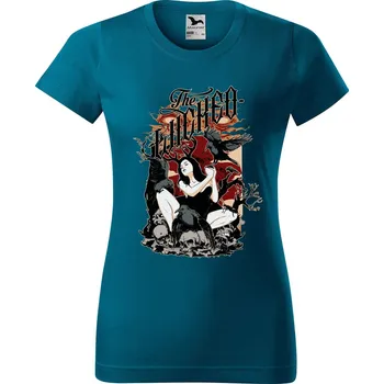 Dámské tričko Dámské tričko s potiskem Wicked Barva trička: Petrolejová - 93, Velikost: L
