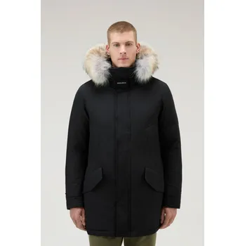 BUNDA WOOLRICH POLAR HIGH COLLAR FUR PARKA BLACK