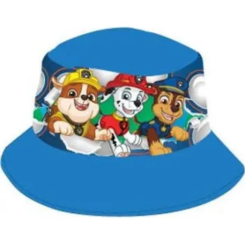 Klobouk Setino Chlapecký klobouk TLAPKOVÁ PATROLA modrý světlý Barva: Modrá světlá, Velikosti: 52