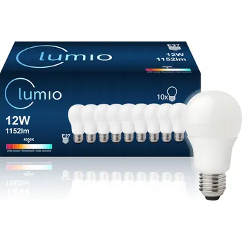 Žárovka LED žárovka E27 Lumio 12 W 1152 lm neutrální bílá 4000 K 120° 10 ks