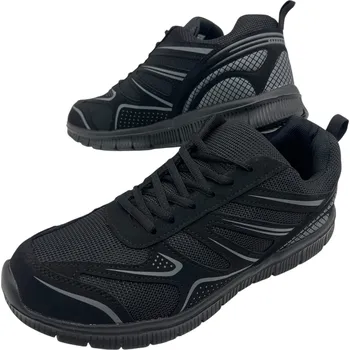 Pánské tenisky Gofar Pánské černé šněrovací tenisky 18 Barva: Černá, Velikost: 43