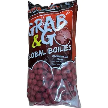 Nástraha STARBAITS G&G GLOBAL BOILIES 1KG STRAWB JAM 20mm