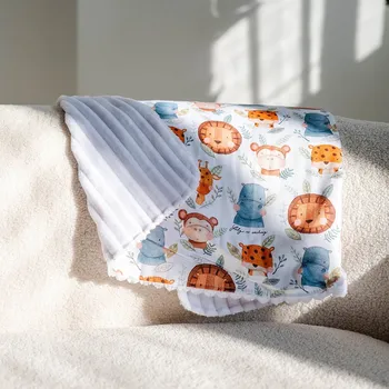 Dětská deka Lily is sailing Deka U hrocha light Velikost: 0-3 let: 70 x 90 cm