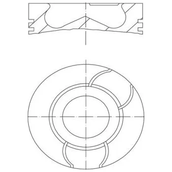 Píst motoru Píst MAHLE 040 03 00