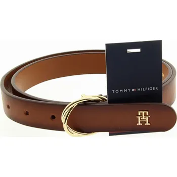 Kabelka TOMMY HILFIGER Dámský hnědý kožený pásek AW0AW17252-0HD-622 Velikost 90