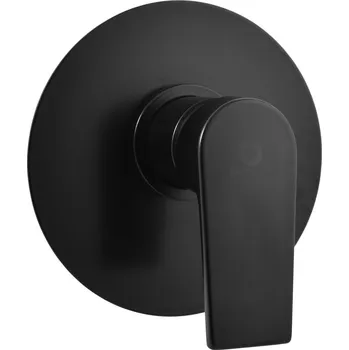 RAV Slezák - COLORADO - Sprchová baterie podomítková 1-cestná s tělesem, Černá - matná CO183LCMAT CO183LCMAT