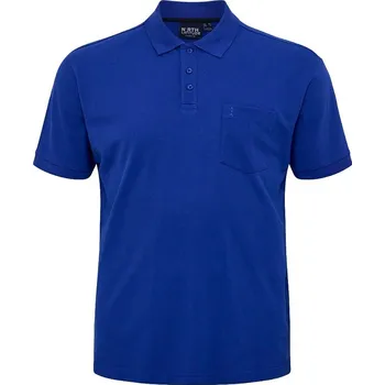 Pánské tričko Pánské tričko s límečkem - polokošile 51116 NORTH LATITUDE modré krátký rukáv 4XL - 10XL - 6XL
