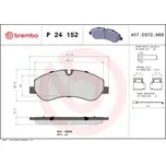 Sada brzdových destiček, kotoučová brzda BREMBO P 24 152