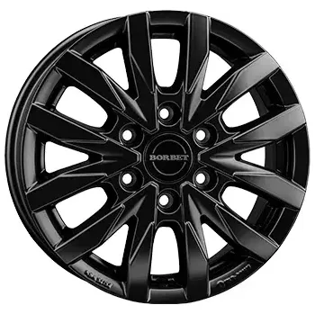 Alu kolo Alu kola BORBET CW6, 16x6.5 6x120 ET50, černá matná (zátěžová) vhodné pro Ford Tourneo Custom II (od 2024), Ford Transit Custom II (od 2024)