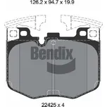 Sada brzdových destiček, kotoučová brzda BENDIX Braking BPD2336