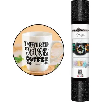 Samolepící dekorace TeckWrap Burst Shimmer - Black Velikost: 30,5 x 30 cm