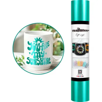 Samolepící dekorace TeckWrap Metallic Satin Chrome - Emerald Green Velikost: 30,5 x 30 cm