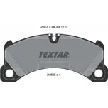 Sada brzdových destiček, kotoučová brzda TEXTAR 2468501