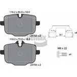 Sada brzdových destiček, kotoučová brzda BENDIX Braking BPD1467