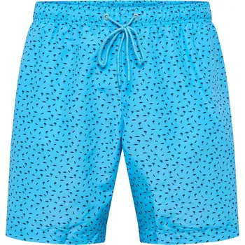 Pánské plavky Pánské plavky NORTH LATITUDE tyrkysové potisk letních motivů 6XL - 8XL NORTH - 7XL